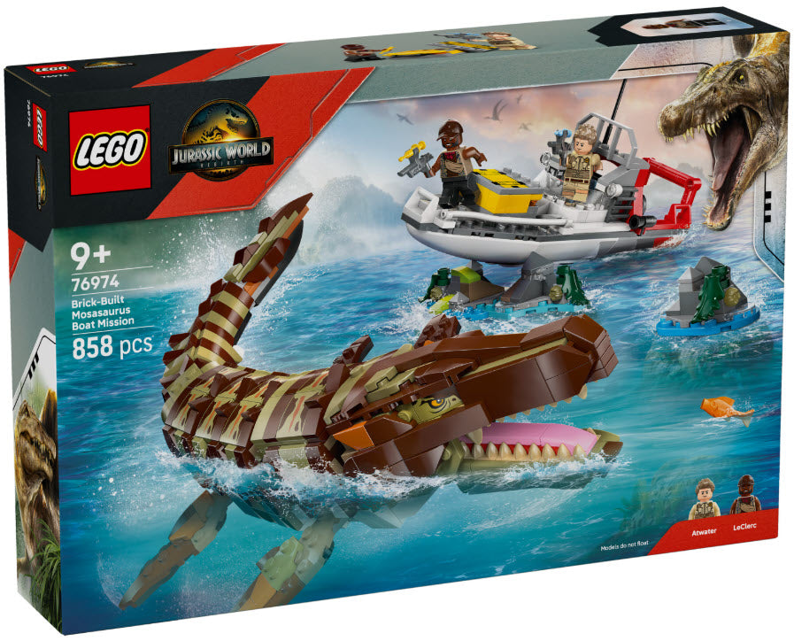 LEGO Jurassic World 76974 Mosasaurier: Die Bootmission