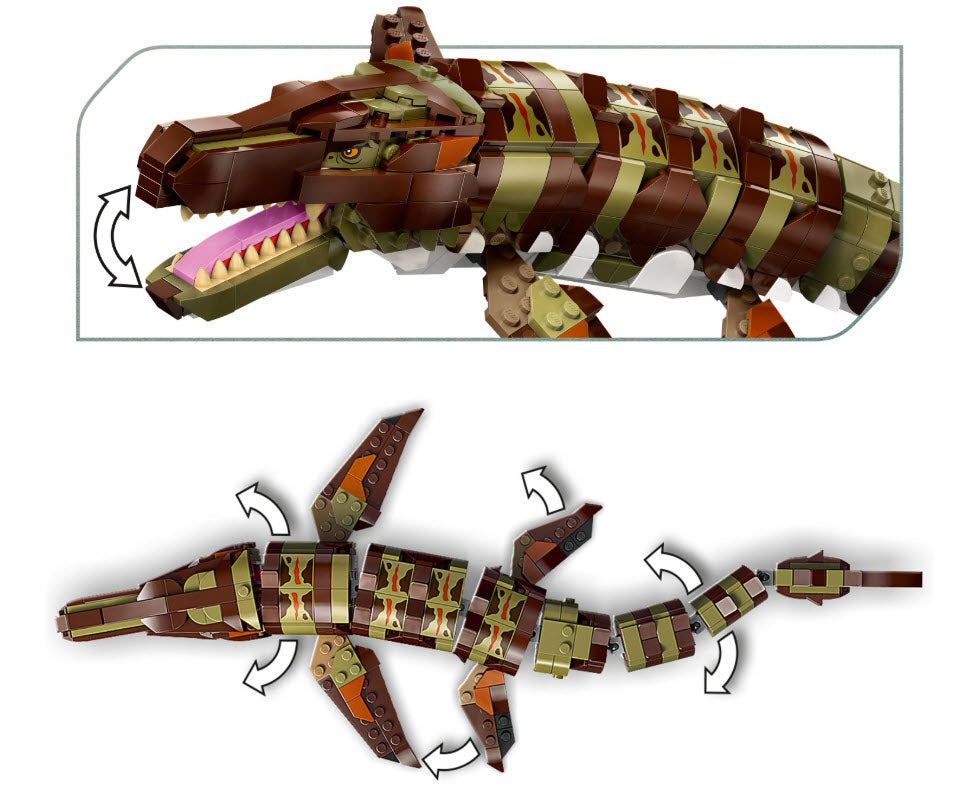 Detail 1: LEGO Jurassic World 76974 Mosasaurier: Die Bootmission