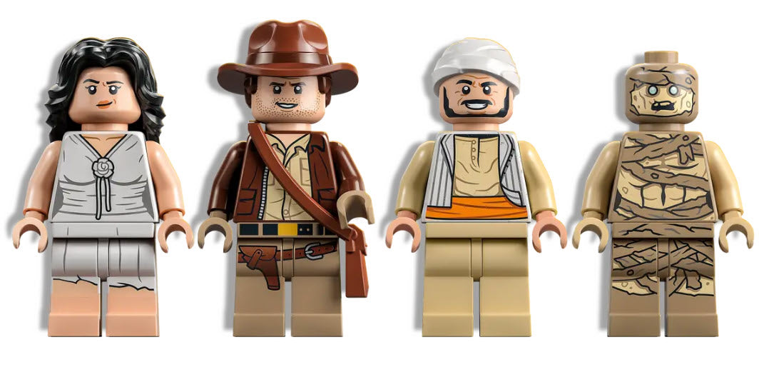 Minifiguren: LEGO Indiana Jones 77013 Flucht aus dem Grabmal