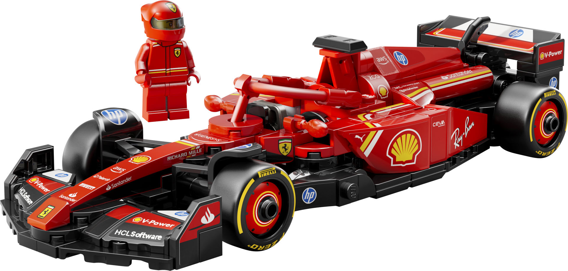 Inhalt: LEGO Speed Champions 77242 Ferrari SF-24 F1 Rennauto