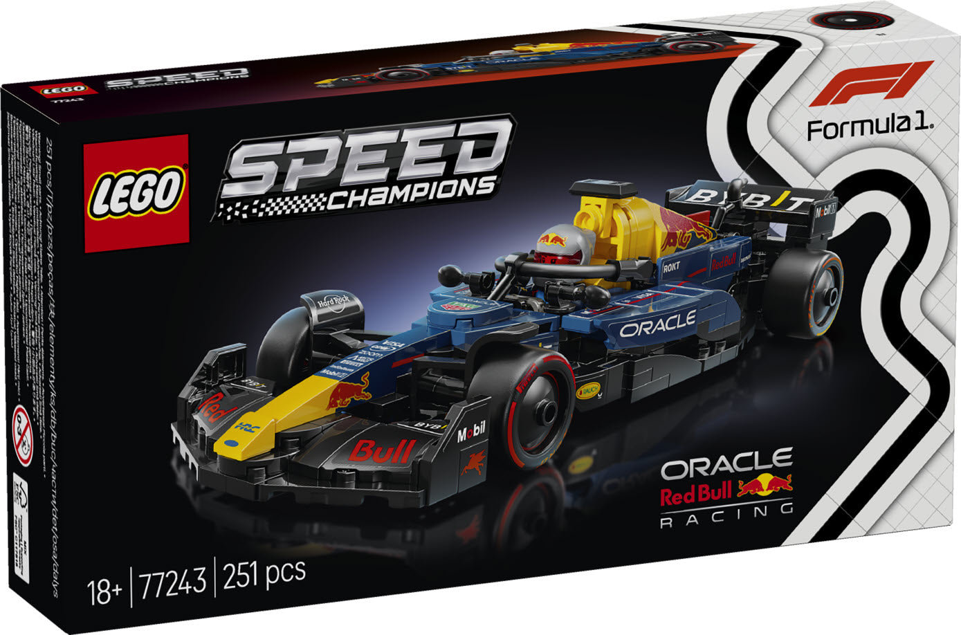 LEGO Speed Champions 77243 Oracle Red Bull Racing RB20 F1 Rennauto