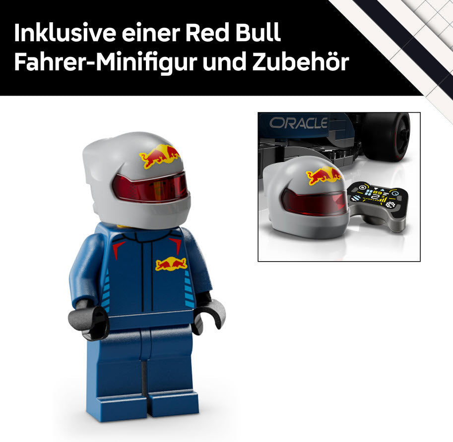 Minifiguren: LEGO Speed Champions 77243 Oracle Red Bull Racing RB20 F1 Rennauto