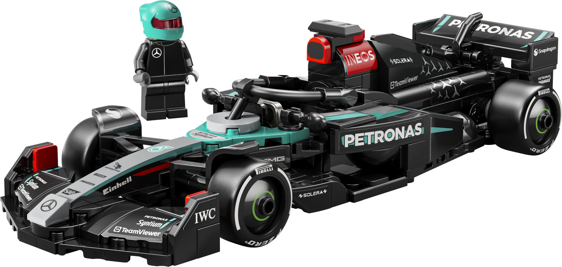 Inhalt: LEGO Speed Champions 77244 Mercedes-AMG F1 W15 Rennauto