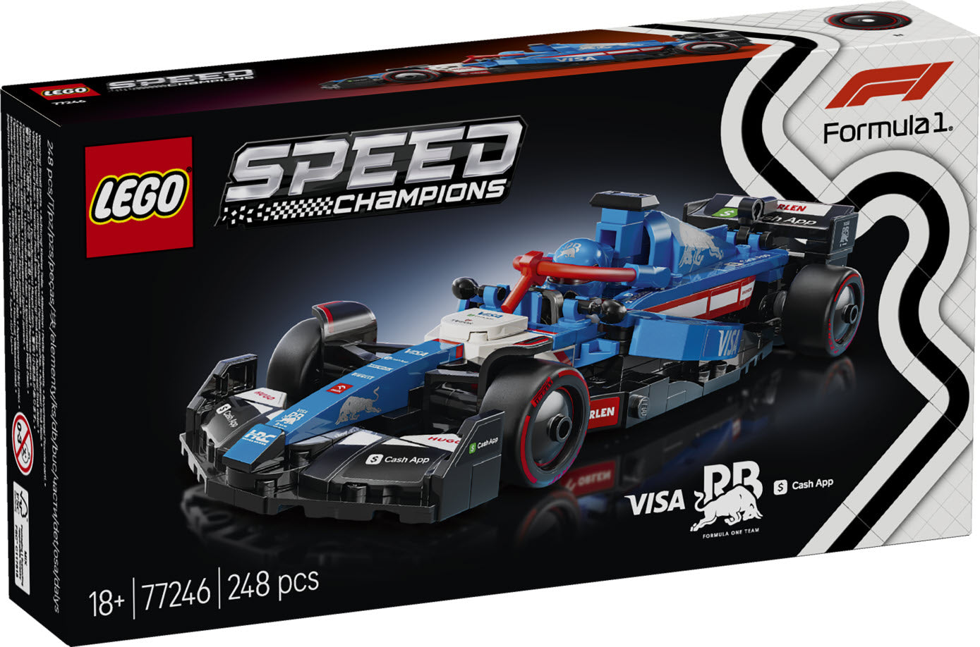 LEGO Speed Champions 77246 Visa Cash App RB VCARB 01 F1 Rennauto
