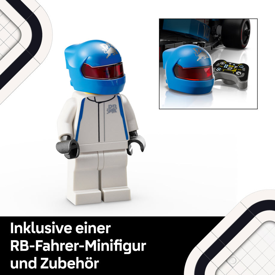 Minifiguren: LEGO Speed Champions 77246 Visa Cash App RB VCARB 01 F1 Rennauto