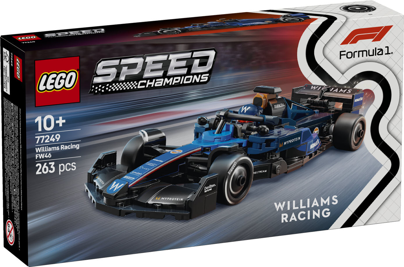 LEGO Speed Champions 77249 Williams Racing FW46 F1 Rennauto