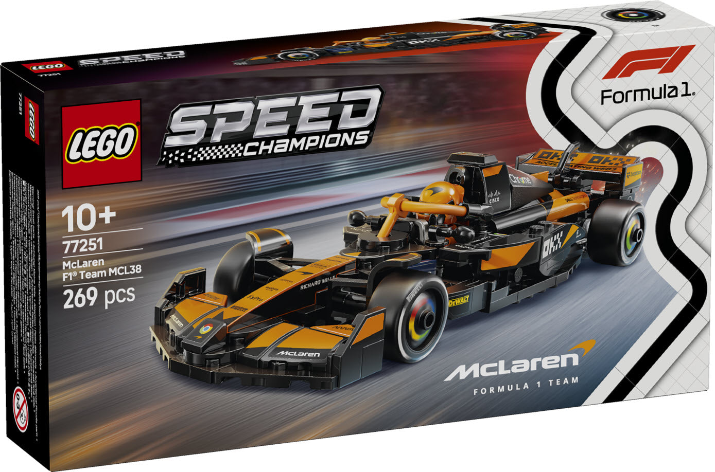 LEGO Speed Champions 77251 McLaren F1 Team MCL38 Rennauto