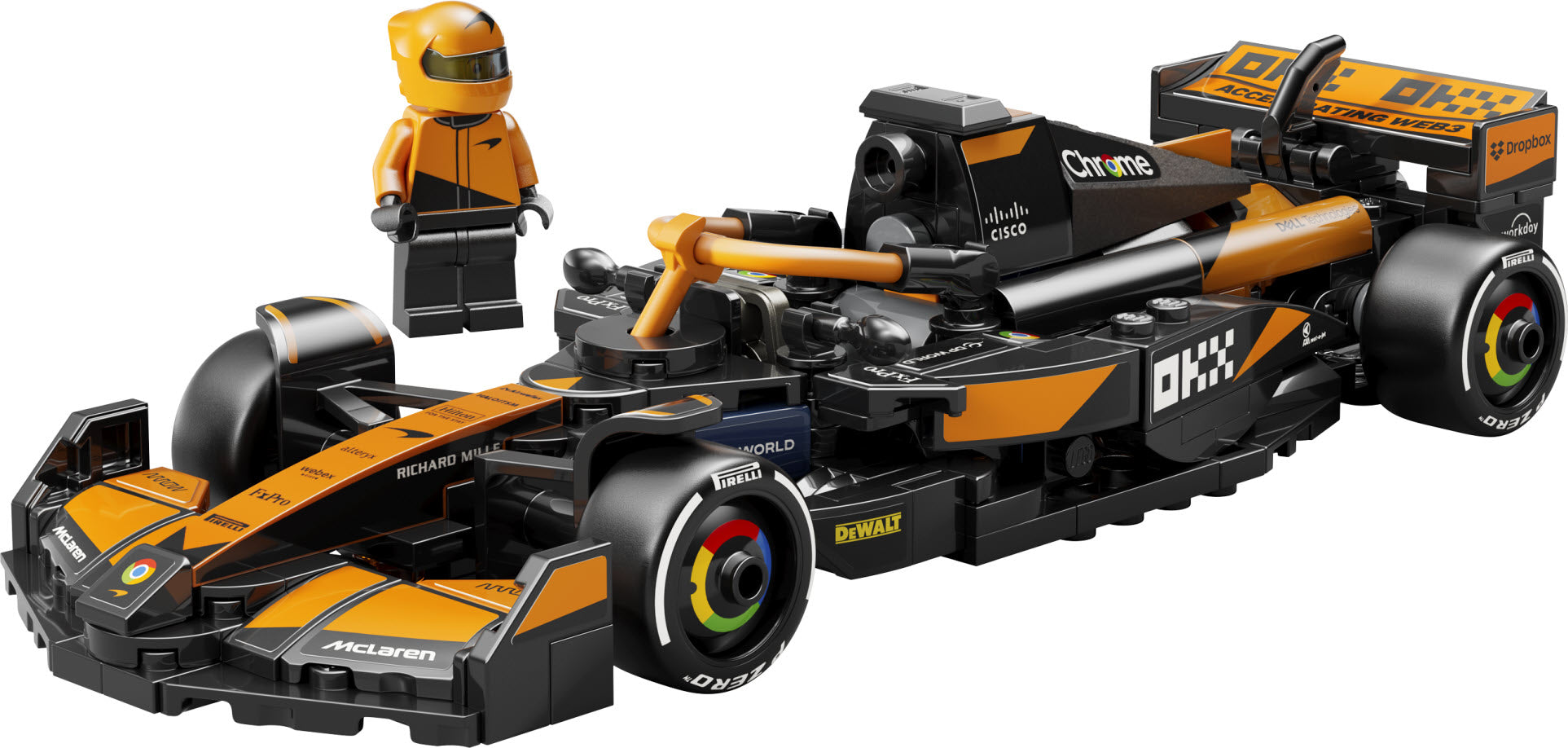 Inhalt: LEGO Speed Champions 77251 McLaren F1 Team MCL38 Rennauto