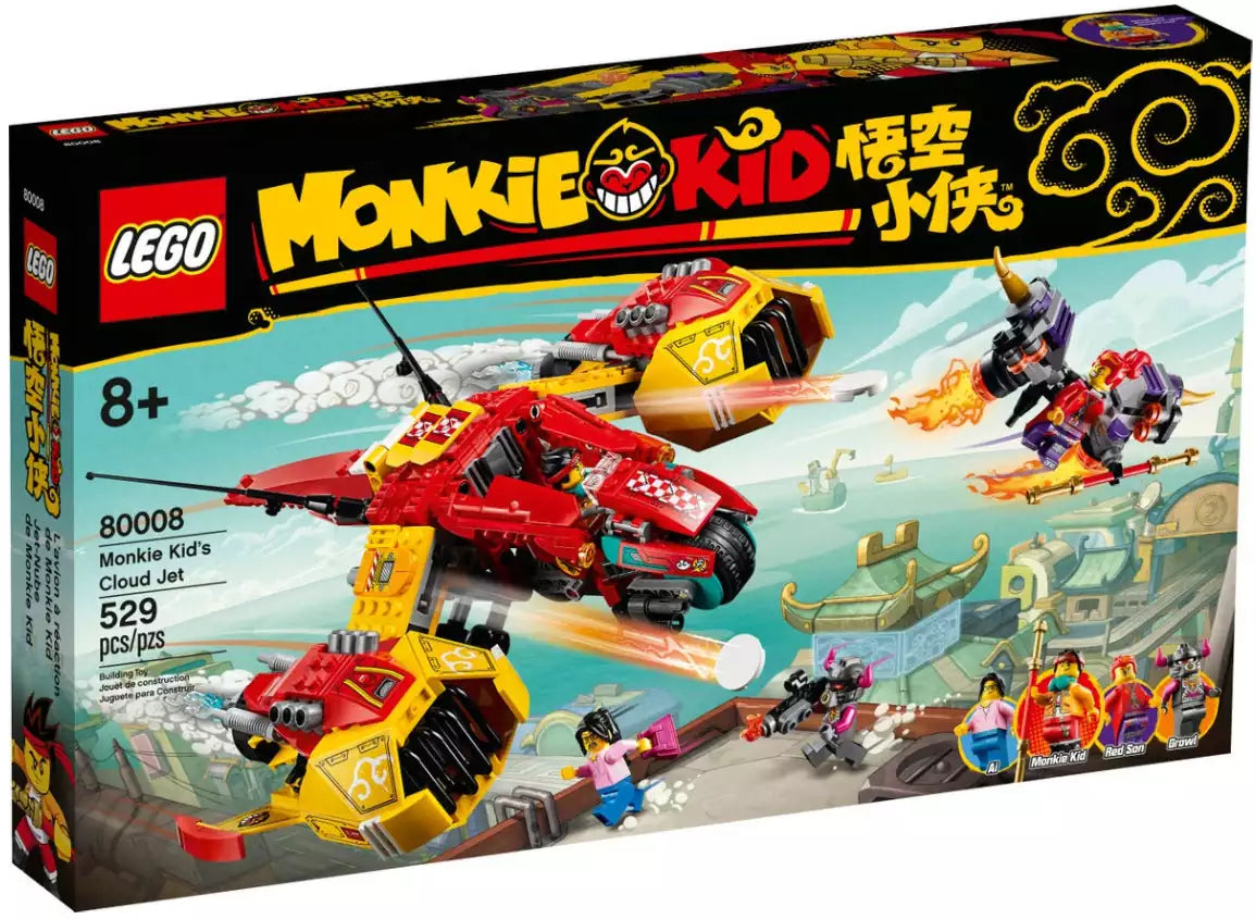 LEGO Monkie Kid 80008 Monkie Kids Wolken-Jet