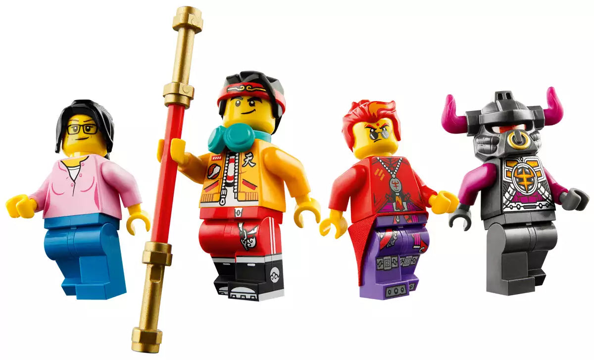 Minifiguren: LEGO Monkie Kid 80008 Monkie Kids Wolken-Jet