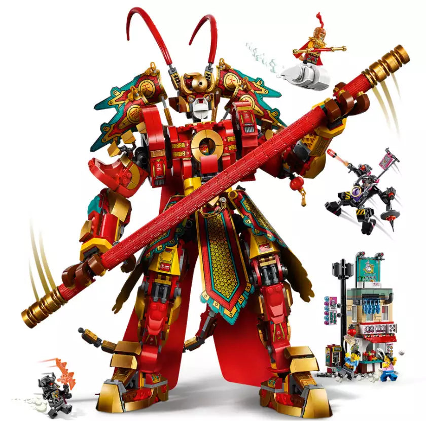 Detail 1: LEGO Monkie Kid 80012 Monkey King Mech