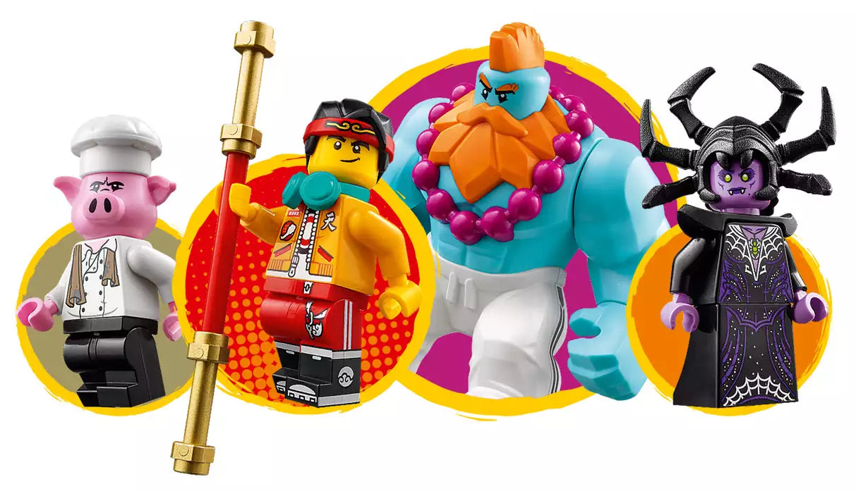 Minifiguren: LEGO Monkie Kid 80014 Sandys Schnellboot