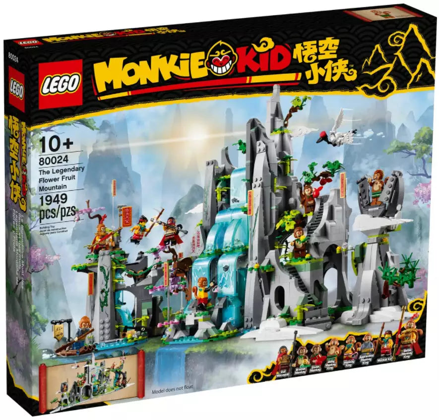 LEGO Monkie Kid 80024 Der legendäre Berg der Blumen und Früchte