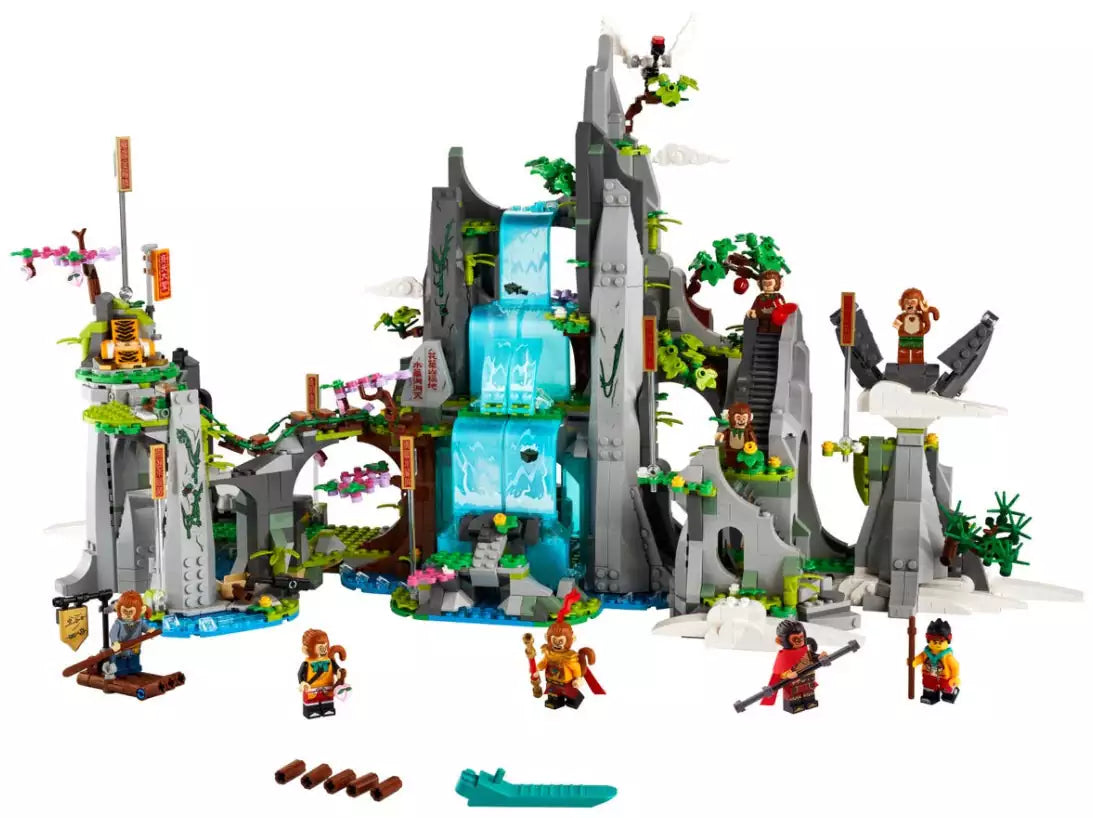 Inhalt: LEGO Monkie Kid 80024 Der legendäre Berg der Blumen und Früchte