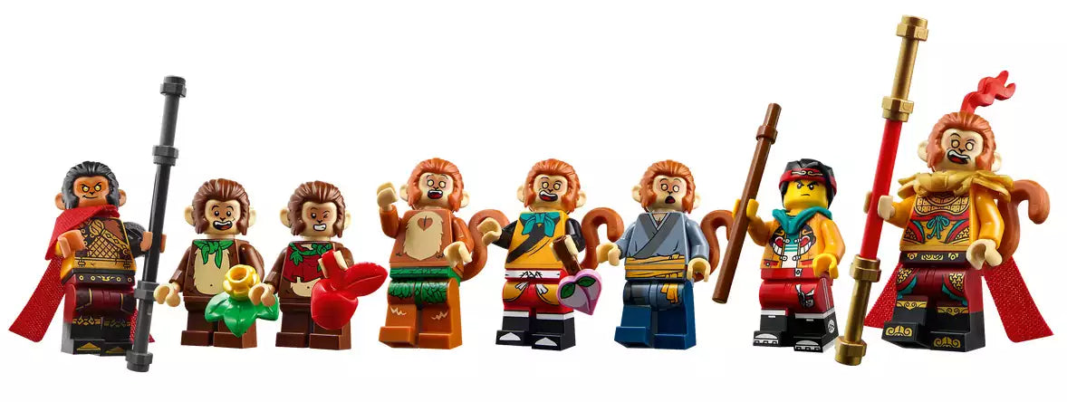 Minifiguren: LEGO Monkie Kid 80024 Der legendäre Berg der Blumen und Früchte