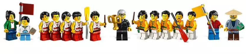 Minifiguren: LEGO 80103 Drachenbootrennen