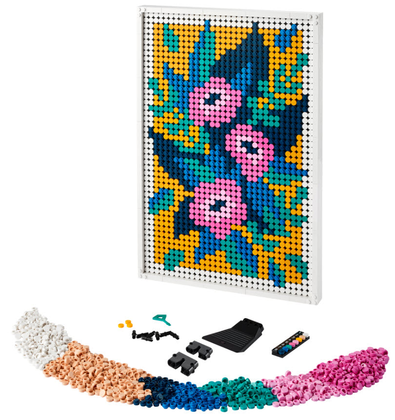Inhalt: LEGO Art 31207 Blumenkunst