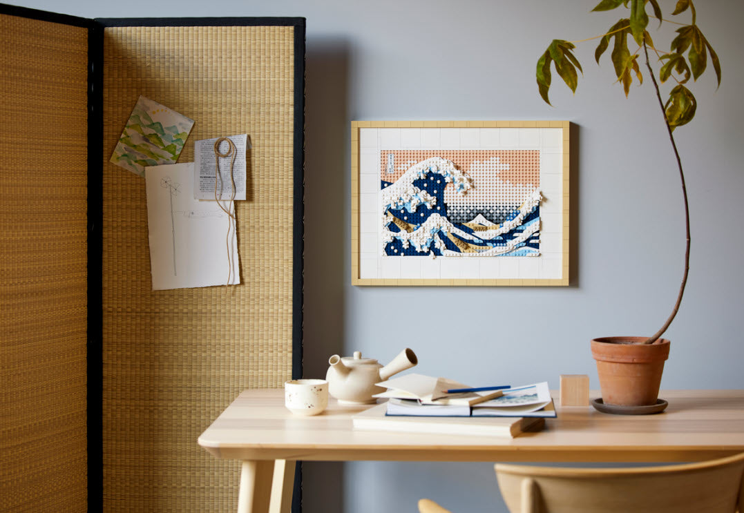 Detail 2: LEGO Art 31208 Hokusai – Große Welle