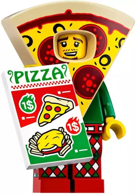 LEGO Minifiguren Serie 19 71025-10 Mann im Pizzakostüm