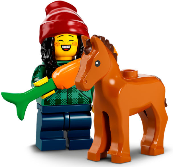 LEGO Minifiguren Serie 22 71032-05 Stallbursche mit Pferd