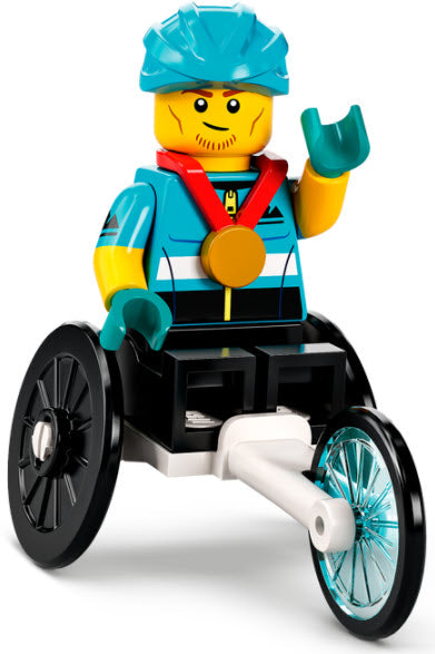 LEGO Minifiguren Serie 22 71032-12 Rollstuhlrennfahrer