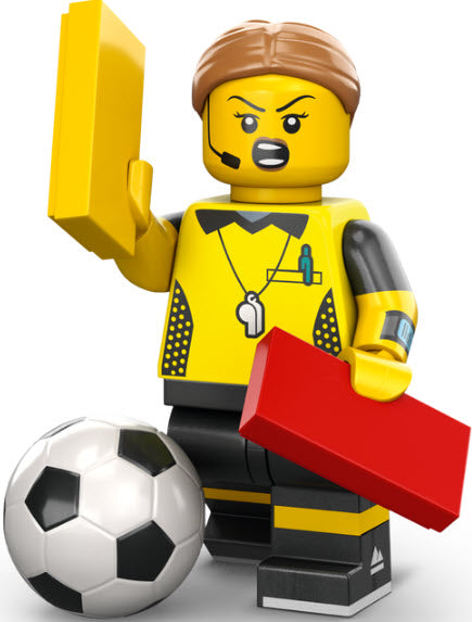 LEGO Minifiguren Serie 24 71037-01 Fußballschiedsrichterin