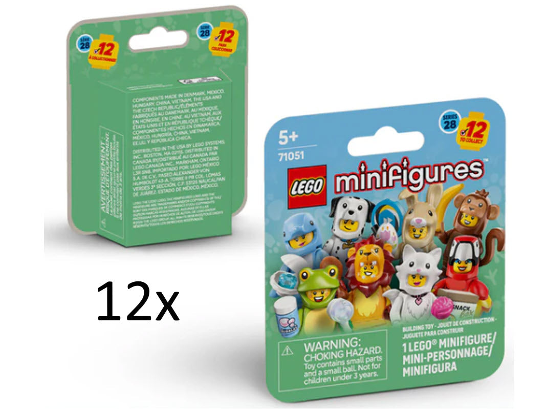 Lieferumfang: LEGO Minifiguren Tiere Serie 28 71051 Satz von 12 Minifiguren