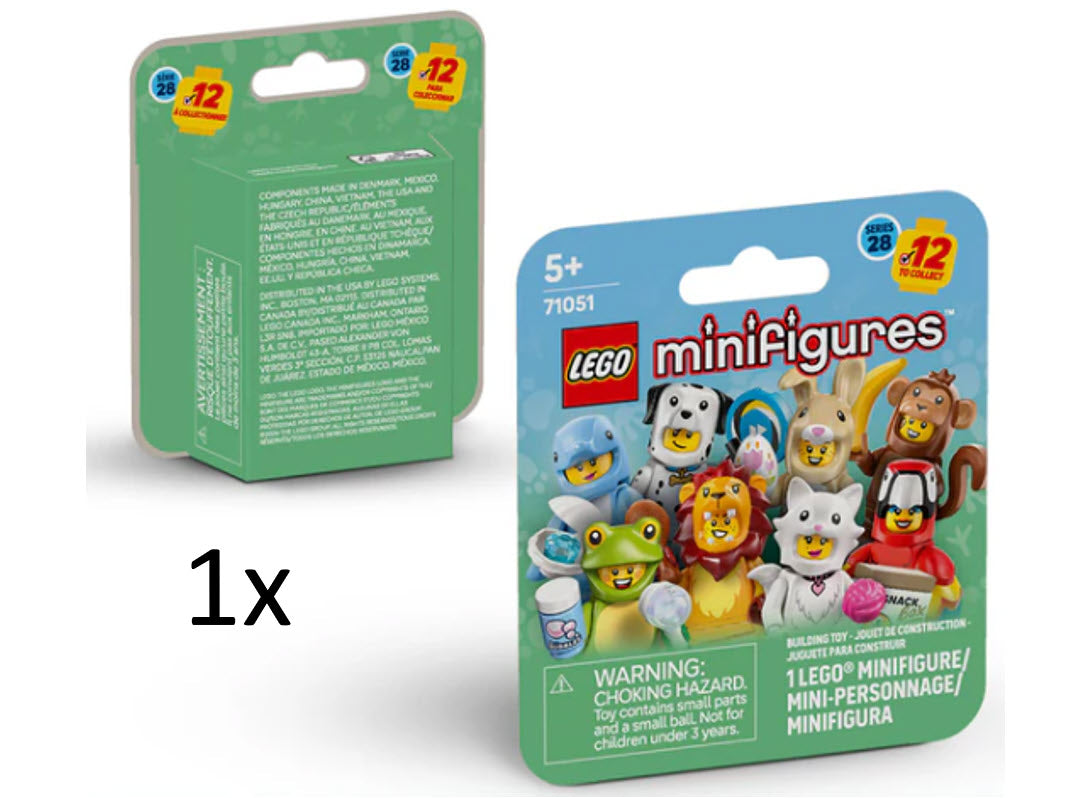 Verpackung: LEGO Minifiguren Tiere Serie 28 71051