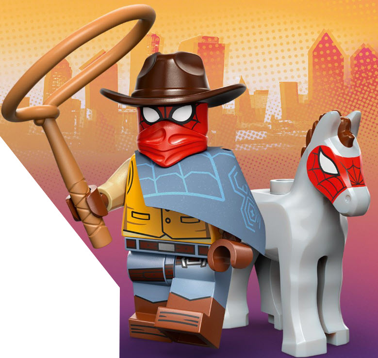 Varianten und Zubehör: LEGO Spider-Man Minifiguren 71050-11 Patrick O’Hara/Web-Slinger