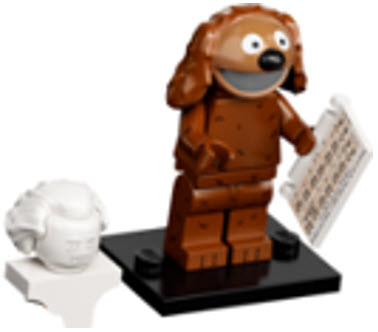 Zubehör: LEGO Die Muppets Minifiguren 71033-01 Rowlf