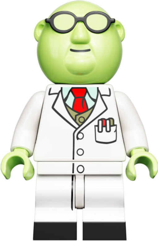 LEGO Die Muppets Minifiguren 71033-02 Prof. Dr. Honigtau Bunsenbrenner