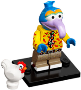Zubehör: LEGO Die Muppets Minifiguren 71033-04 Gonzo
