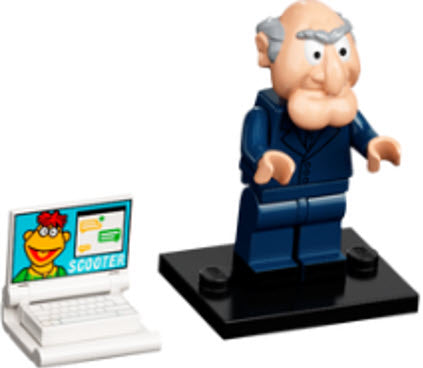 Zubehör: LEGO Die Muppets Minifiguren 71033-10 Statler