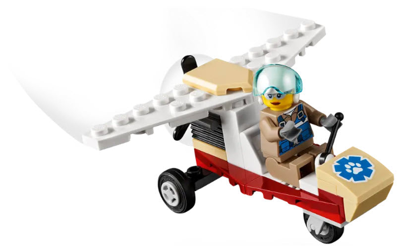 LEGO Split-Sets S600 Ultraleichtflugzeug mit Pilot