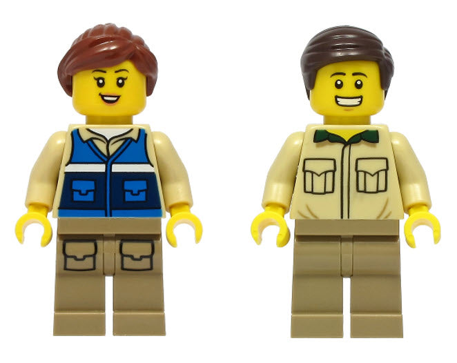Minifiguren: LEGO Split-Sets LEGO Split-Sets S604 Baumhauscamp mit Figuren