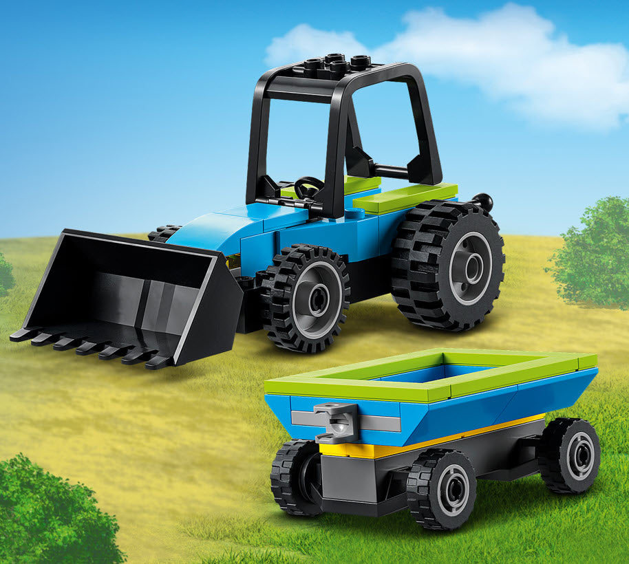 LEGO Split-Sets S605 Traktor mit Anhänger