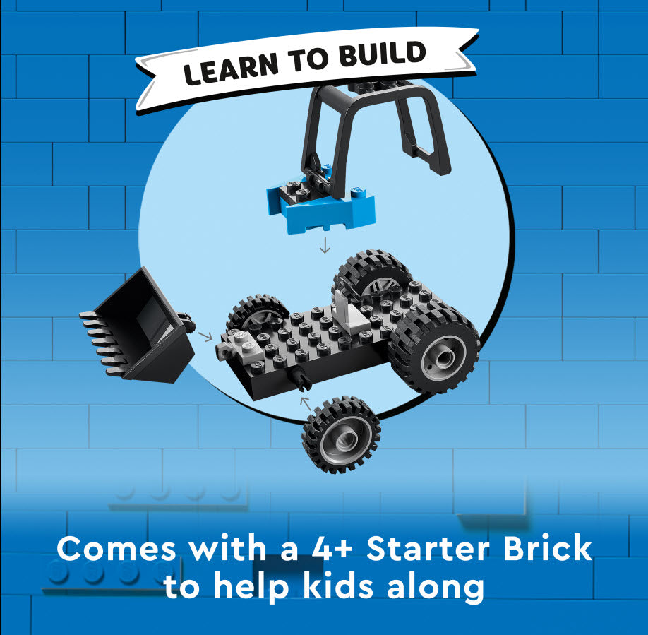 LEGO Split-Sets S605 Traktor mit Anhänger