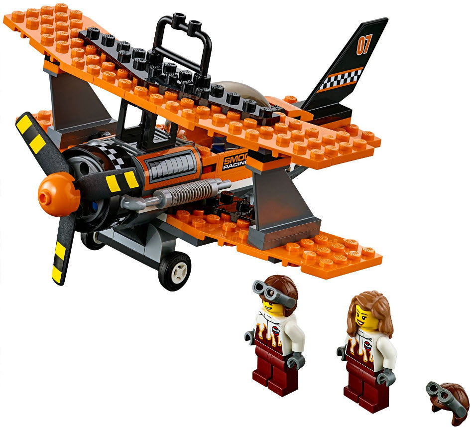 LEGO Split-Sets S615 Doppeldecker mit Pilot und Wingwalker