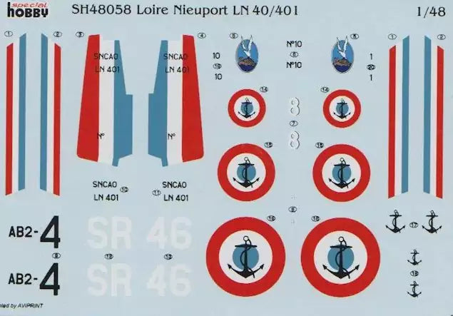 Inhalt: Special Hobby SH48058 Loire Nieuport LN40/401