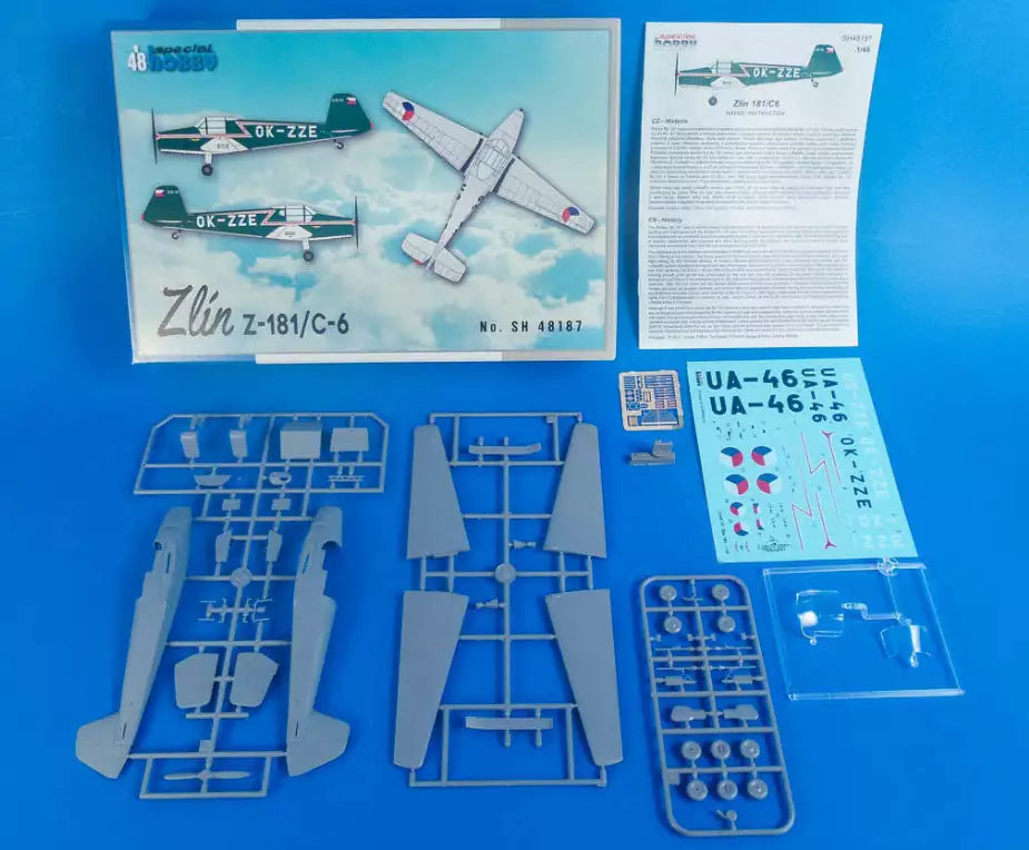 Variante 1: Special Hobby SH48189 Zlin Z-181 / C-6, 1:48