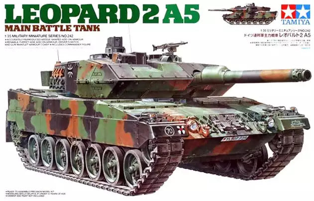Tamiya 35242 Leopard 2 A5 MAIN BATTLE TANK, 1:35