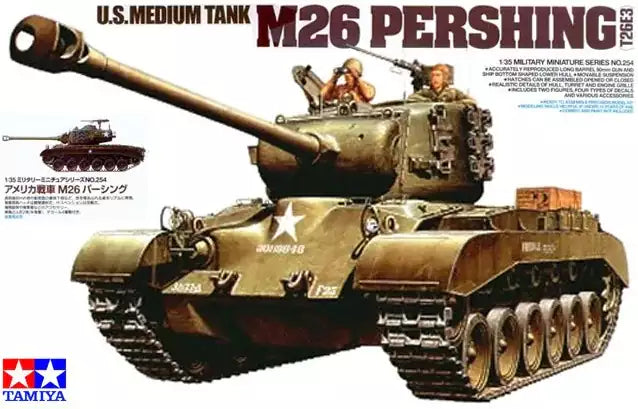 Tamiya 35254 U.S. Medium Tank M26 Pershing (T26E3), 1:35