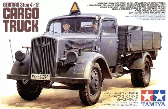Tamiya 35291 German 3ton 4x2 Cargo Truck, 1:35