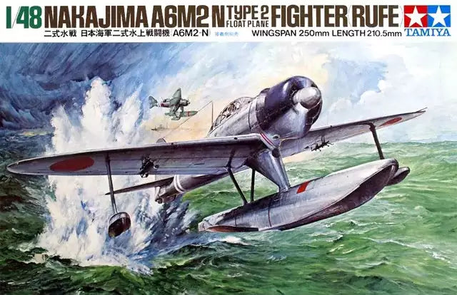 Tamiya 61017 Nakajima A6M2-N Type 2 Floatplane Fighter (Rufe), 1:48