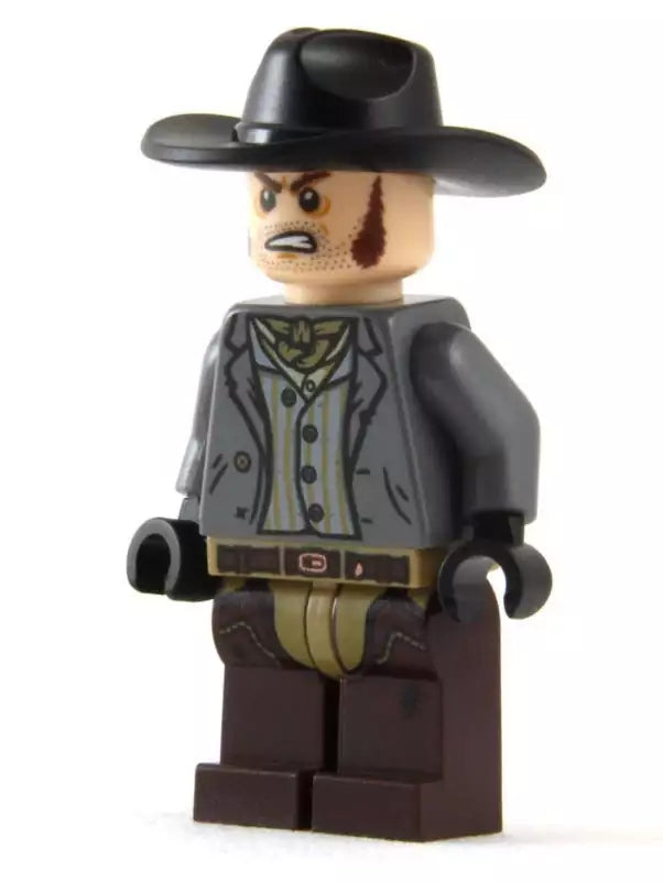 LEGO Cowboy & Indianer Minifiguren ci018 Cowboy mit schwarzem Hut