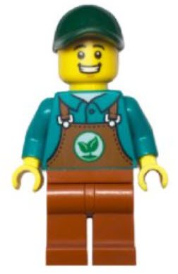 LEGO City Minifiguren CTY1535 Gärtner