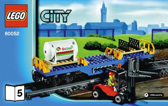 LEGO City EZ60052-3 Treibstoffwaggon und Gabelstapler