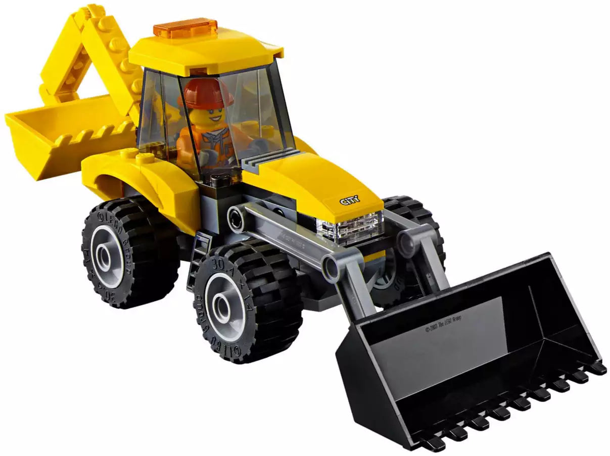 LEGO City EZ60098-4 Tiefladerwaggon mit Baggerlader