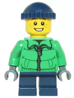LEGO City Minifiguren HOL065 Junge mit Winterjacke und Mütze