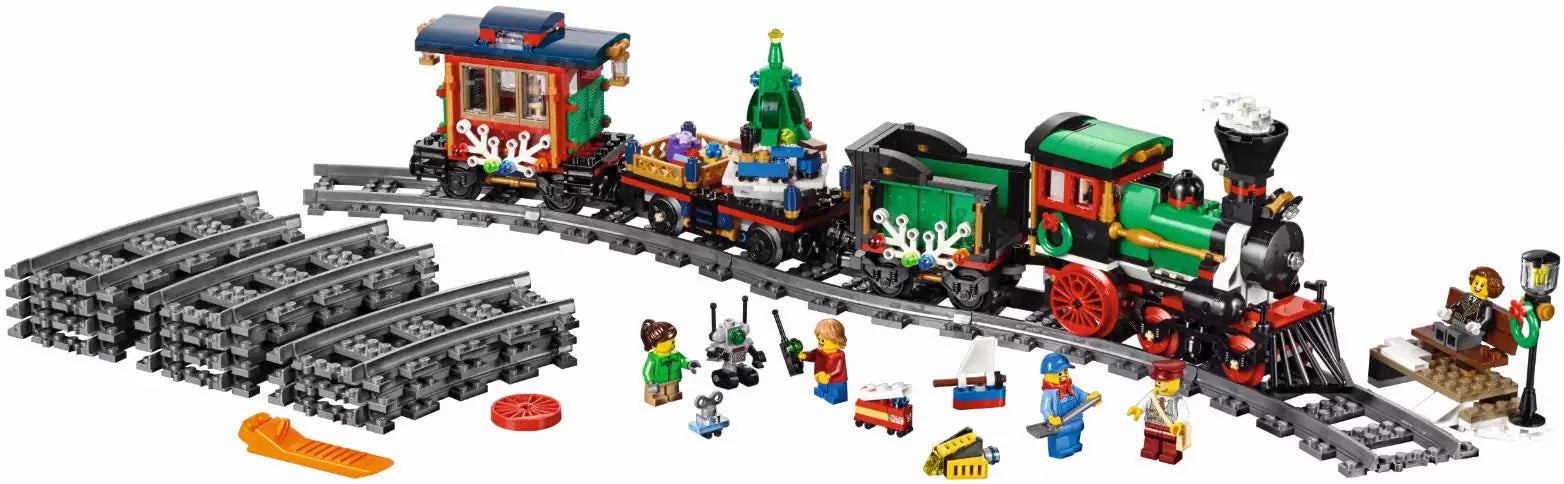 LEGO Creator 10254 Festlicher Weihnachtszug, Inhalt